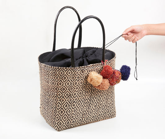 Black and Beige basket