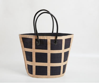 Black and Beige Basket