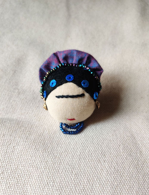 Frida Kahlo Brooch Pin