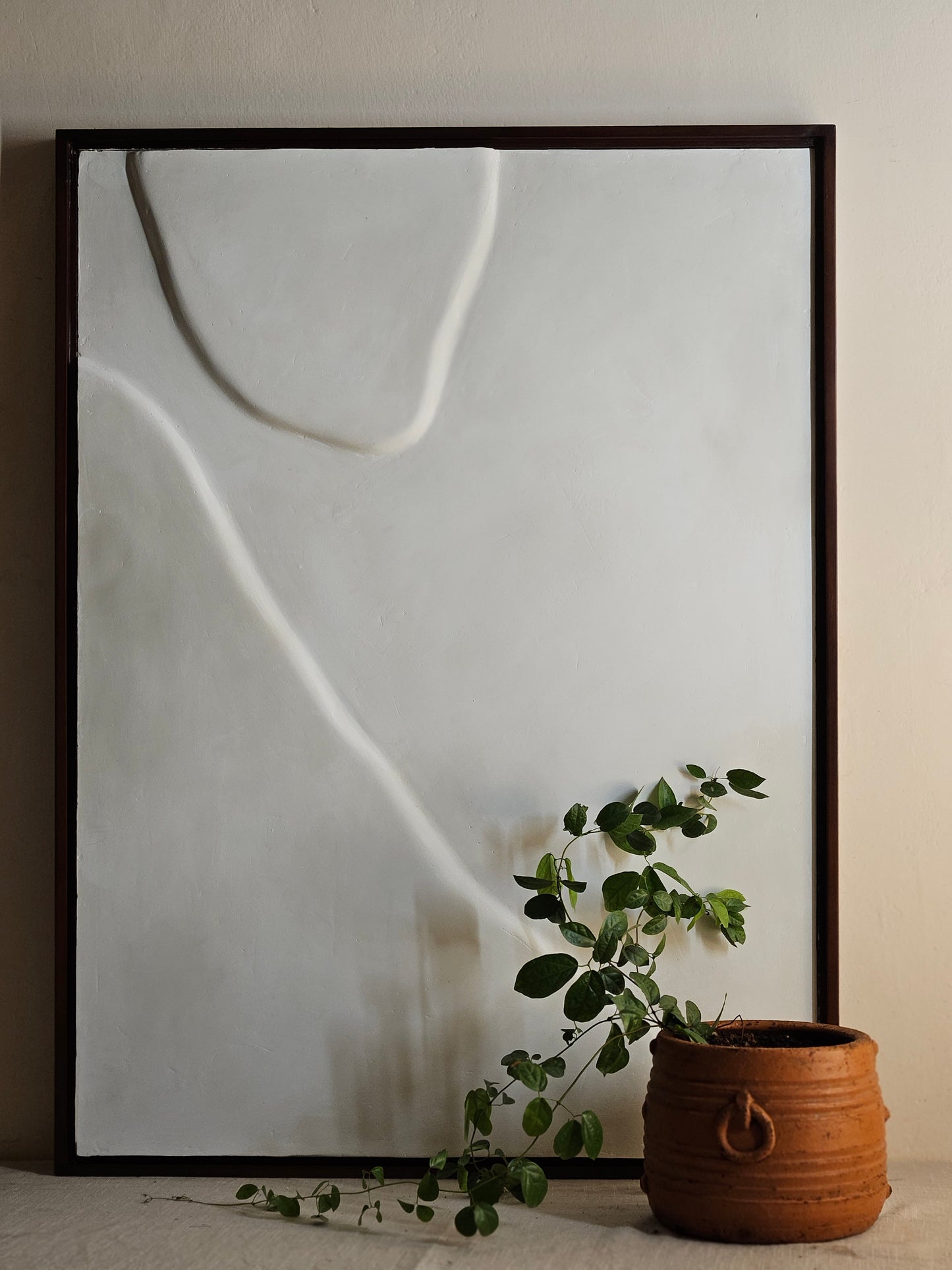 3D Abstract painting Wooden Floating Frame