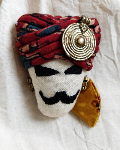 Maldhari Man Brooch Pin