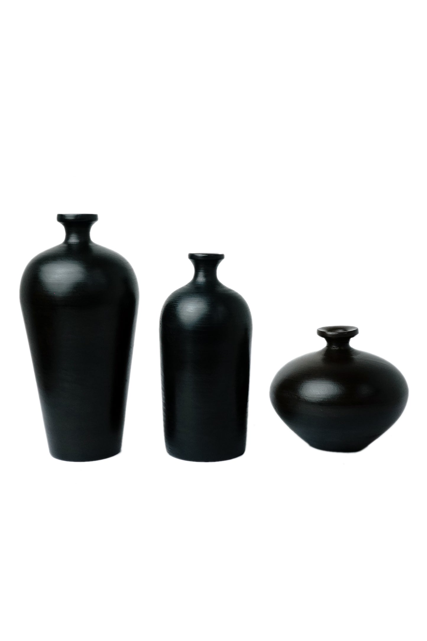 Burnished Auroral Vase Set