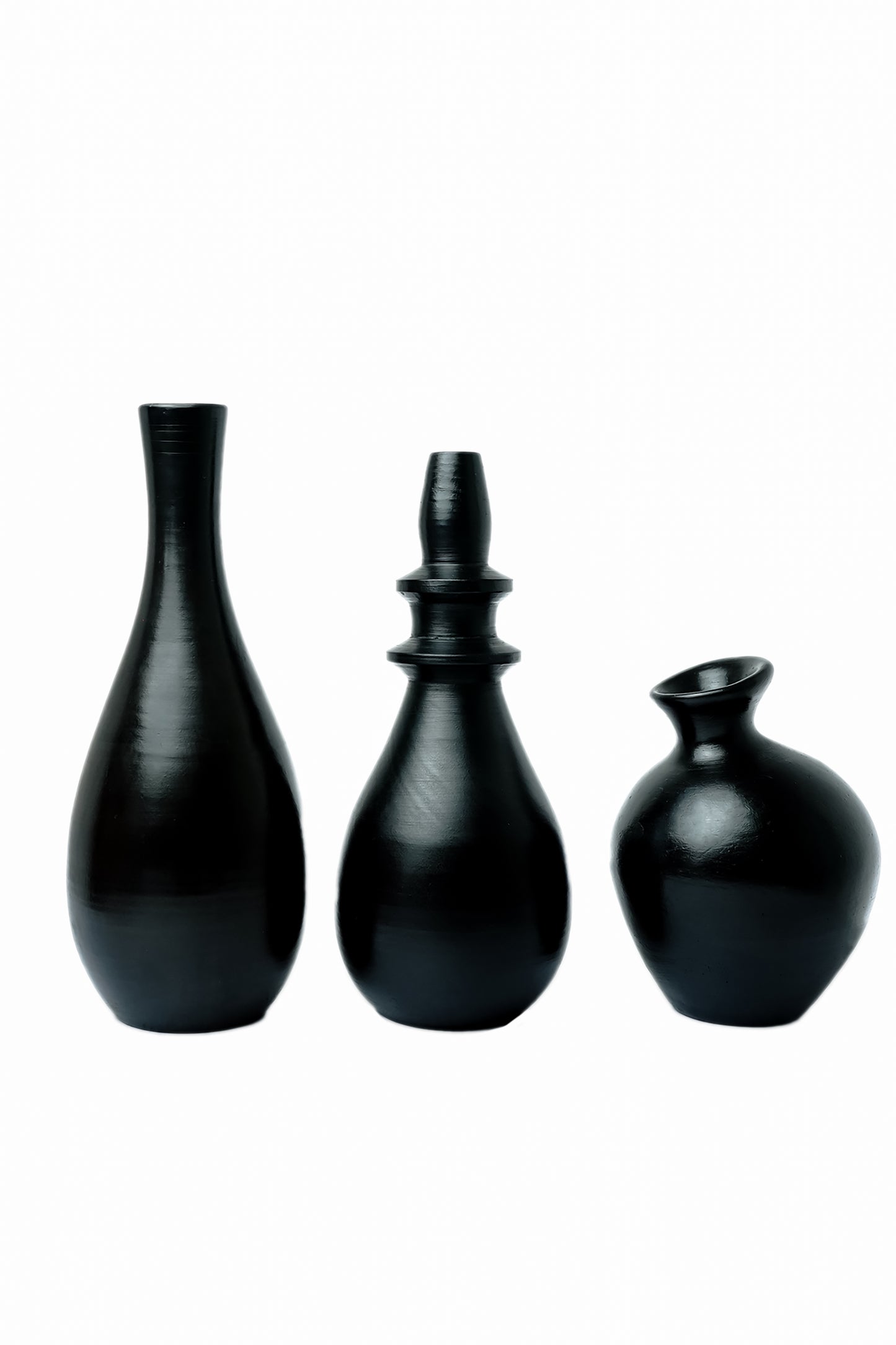 Inky Boho Vase Set